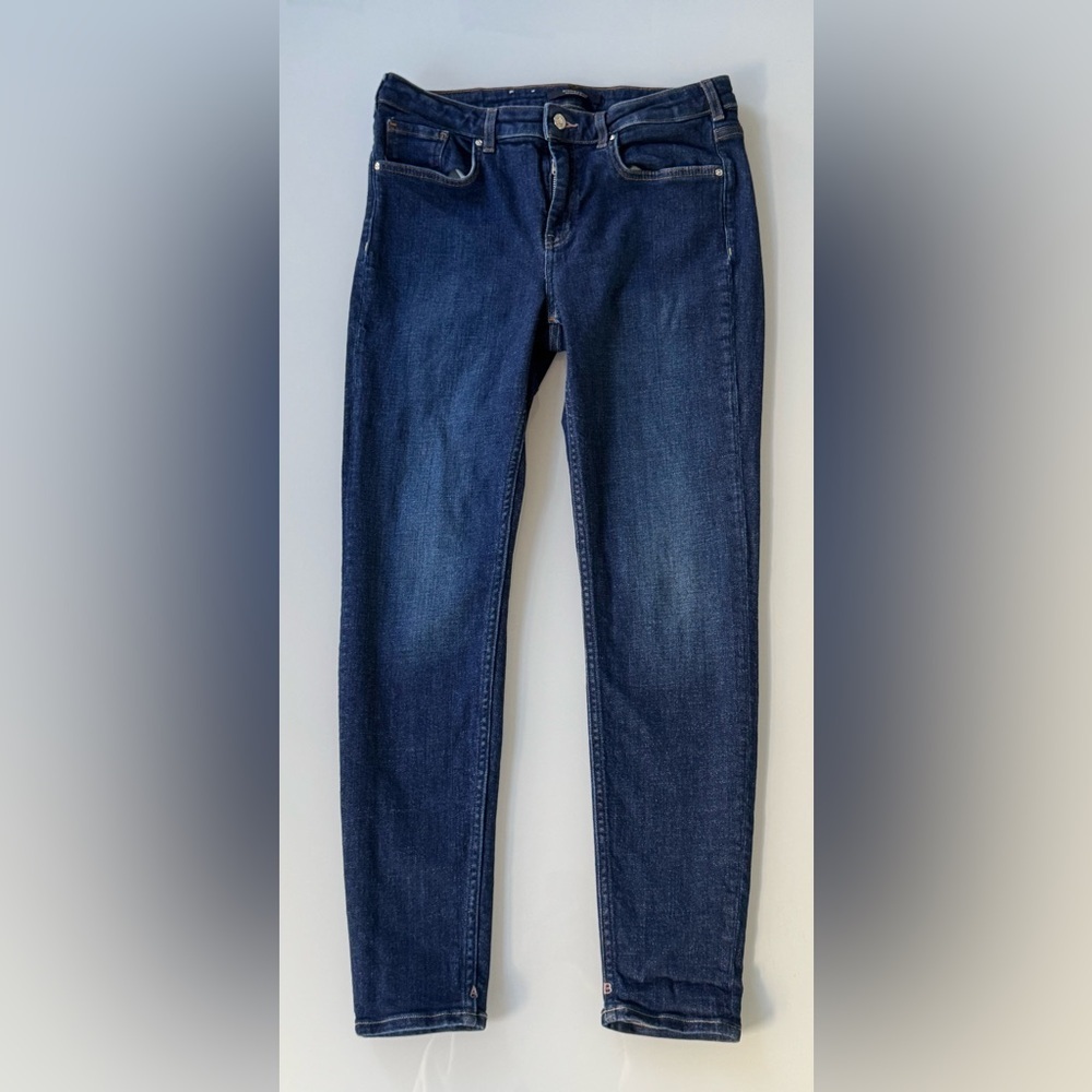 Scotch & Soda “La Bohemienne” Mid-Rise Skinny Jeans – Dark Wash (31/32)